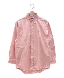 RALPH LAUREN（ラルフローレン）の古着「90sボタンダウンシャツ」｜ピンク