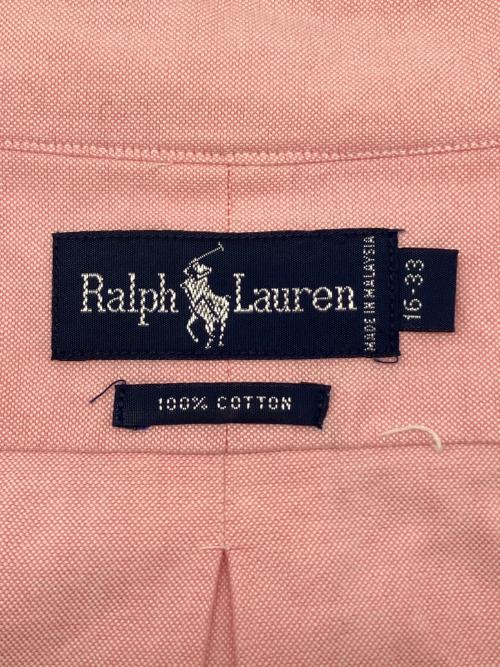 RALPH LAUREN（ラルフローレン）RALPH LAUREN (ラルフローレン) 90sボタンダウンシャツ ピンク サイズ:16-33の古着・服飾アイテム