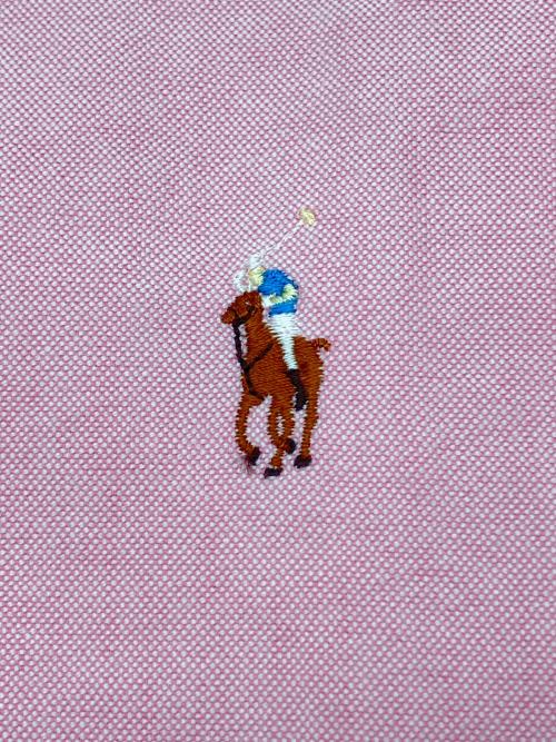 RALPH LAUREN（ラルフローレン）RALPH LAUREN (ラルフローレン) 90sボタンダウンシャツ ピンク サイズ:16-33の古着・服飾アイテム