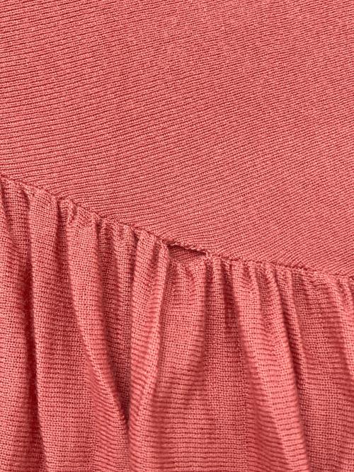 Curensology（カレンソロジー）Curensology (カレンソロジー) ニットワンピース ワインレッド サイズ:Fの古着・服飾アイテム