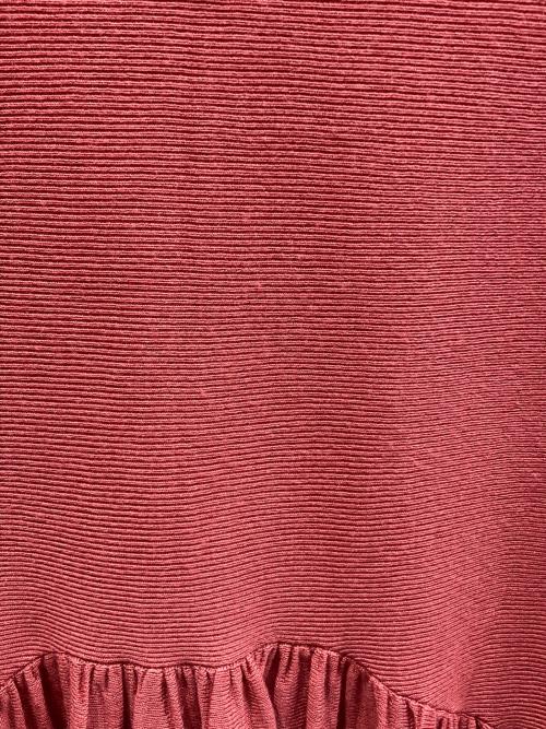 Curensology（カレンソロジー）Curensology (カレンソロジー) ニットワンピース ワインレッド サイズ:Fの古着・服飾アイテム
