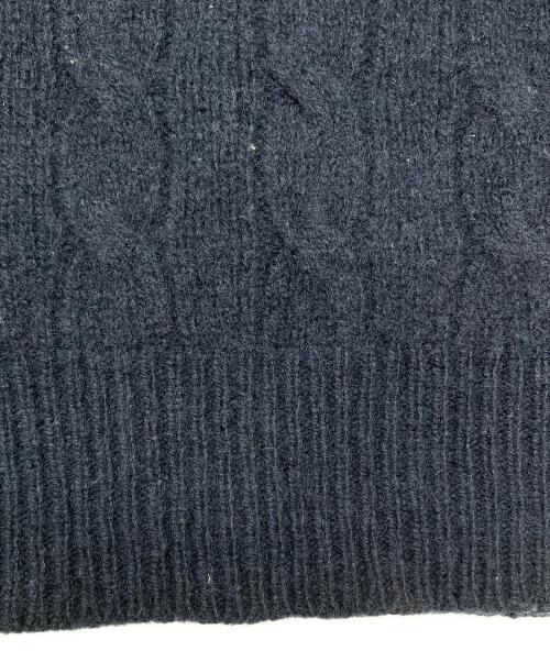 POLO RALPH LAUREN（ポロ・ラルフローレン）POLO RALPH LAUREN (ポロ・ラルフローレン) 厚手ニット　カシミヤ混 ネイビー サイズ:Ｍの古着・服飾アイテム