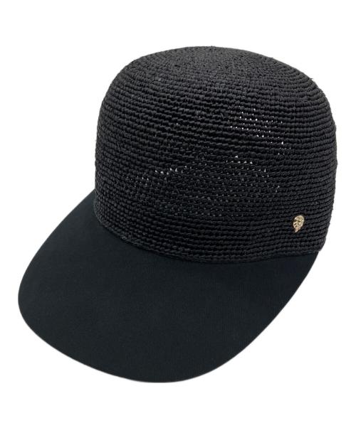 HELEN KAMINSKI（ヘレンカミンスキー）HELEN KAMINSKI (ヘレンカミンスキー) ラフィアキャップ　VIVETTE ブラック サイズ:ONE SIZEの古着・服飾アイテム