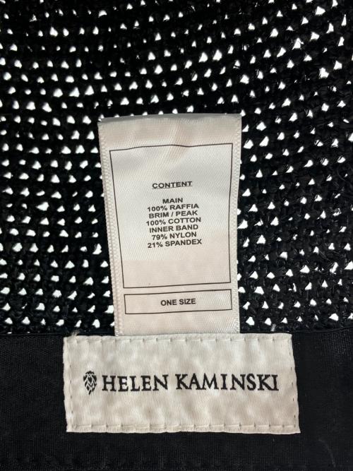 HELEN KAMINSKI（ヘレンカミンスキー）HELEN KAMINSKI (ヘレンカミンスキー) ラフィアキャップ　VIVETTE ブラック サイズ:ONE SIZEの古着・服飾アイテム