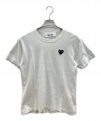 PLAY COMME des GARCONSプレイコムデギャルソン）の古着「半袖カットソー　2025年モデル」｜ホワイト