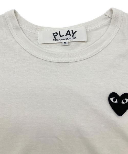 PLAY COMME des GARCONS（プレイコムデギャルソン）PLAY COMME des GARCONS (プレイコムデギャルソン) 半袖カットソー　2025年モデル ホワイト サイズ:Ｍの古着・服飾アイテム