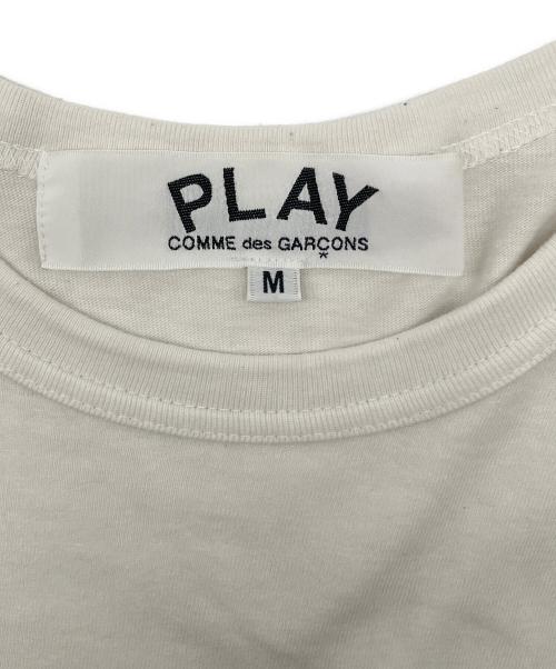 PLAY COMME des GARCONS（プレイコムデギャルソン）PLAY COMME des GARCONS (プレイコムデギャルソン) 半袖カットソー　2025年モデル ホワイト サイズ:Ｍの古着・服飾アイテム