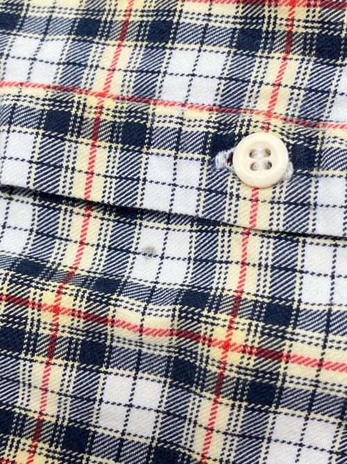 LACOSTE LIVE（ラコステライブ）LACOSTE LIVE (ラコステライブ) 長袖シャツ ネイビー×ホワイト サイズ:Ｍの古着・服飾アイテム