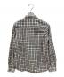LACOSTE LIVE (ラコステライブ) 長袖シャツ ネイビー×ホワイト サイズ:Ｍ：4000円
