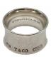 TIFFANY & Co. (ティファニー) 1837 ワイド サイズ:17号：25000円