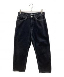 X-LARGE（エクストララージ）の古着「デニムパンツ　BURNING DICE PANTS」｜ブラック