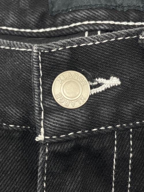 X-LARGE（エクストララージ）X-LARGE (エクストララージ) デニムパンツ　BURNING DICE PANTS ブラック サイズ:W32の古着・服飾アイテム