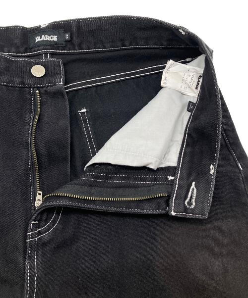X-LARGE（エクストララージ）X-LARGE (エクストララージ) デニムパンツ　BURNING DICE PANTS ブラック サイズ:W32の古着・服飾アイテム