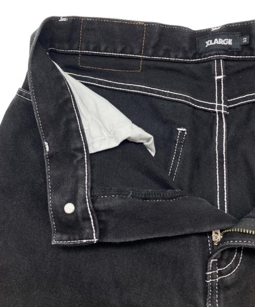 X-LARGE（エクストララージ）X-LARGE (エクストララージ) デニムパンツ　BURNING DICE PANTS ブラック サイズ:W32の古着・服飾アイテム