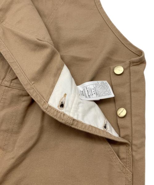 CarHartt（カーハート）CarHartt (カーハート) オーバーオール ベージュ サイズ:W30の古着・服飾アイテム