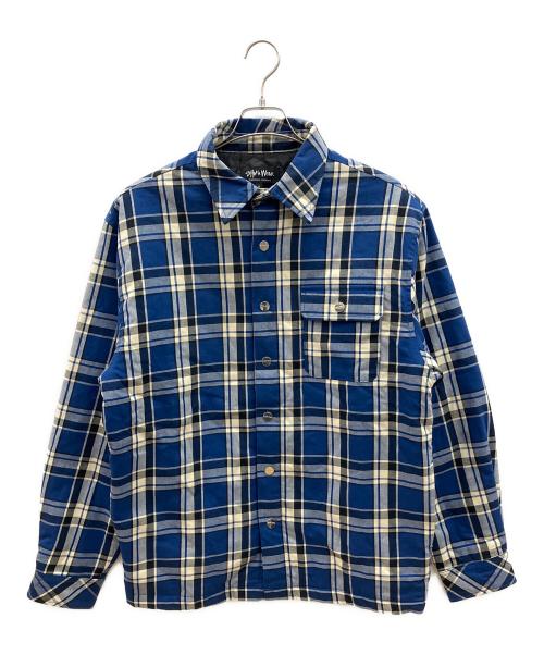 SHAKA WEAR（シャカウェア）SHAKA WEAR (シャカウェア) 中綿ジャケット ブルー×ホワイト サイズ:Ｍの古着・服飾アイテム