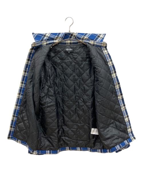 SHAKA WEAR（シャカウェア）SHAKA WEAR (シャカウェア) 中綿ジャケット ブルー×ホワイト サイズ:Ｍの古着・服飾アイテム