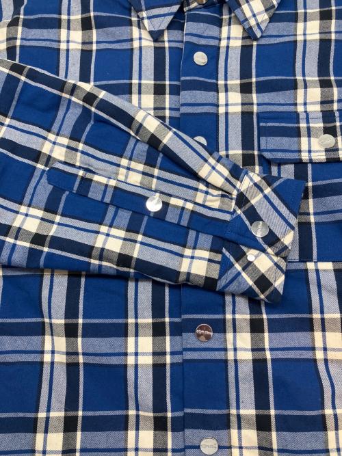 SHAKA WEAR（シャカウェア）SHAKA WEAR (シャカウェア) 中綿ジャケット ブルー×ホワイト サイズ:Ｍの古着・服飾アイテム