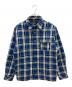 SHAKA WEAR（シャカウェア）の古着「中綿ジャケット」｜ブルー×ホワイト