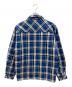 SHAKA WEAR (シャカウェア) 中綿ジャケット ブルー×ホワイト サイズ:Ｍ：4000円