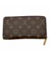 LOUIS VUITTON (ルイ ヴィトン) モノグラム　ジッピー ウォレット ブラウン：20000円