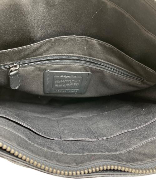 COACH（コーチ）COACH (コーチ) シグネチャー　トートバッグ ブラック×グレーの古着・服飾アイテム