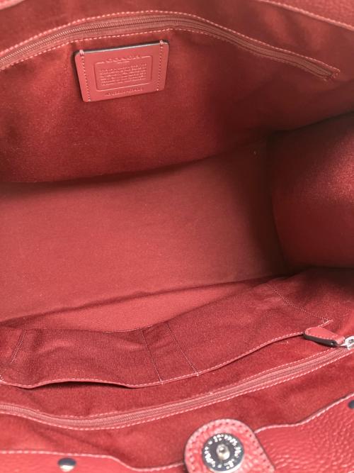 COACH（コーチ）COACH (コーチ) デンプシー トート　シグネチャー ジャカード ウィズ ストライプ アンド ブラック×グレーの古着・服飾アイテム