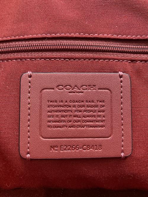 COACH（コーチ）COACH (コーチ) デンプシー トート　シグネチャー ジャカード ウィズ ストライプ アンド ブラック×グレーの古着・服飾アイテム