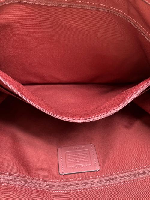 COACH（コーチ）COACH (コーチ) デンプシー トート　シグネチャー ジャカード ウィズ ストライプ アンド ブラック×グレーの古着・服飾アイテム