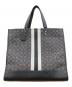 COACH (コーチ) デンプシー トート　シグネチャー ジャカード ウィズ ストライプ アンド ブラック×グレー：18000円