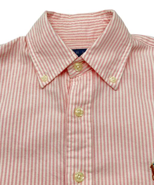 RALPH LAUREN（ラルフローレン）RALPH LAUREN (ラルフローレン) 長袖シャツ ピンク×ホワイト サイズ:2の古着・服飾アイテム