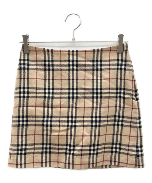 BURBERRY BLUE LABEL（バーバリー ブルー レーベル）BURBERRY BLUE LABEL (バーバリー ブルー レーベル) ミニスカート ベージュ サイズ:36の古着・服飾アイテム