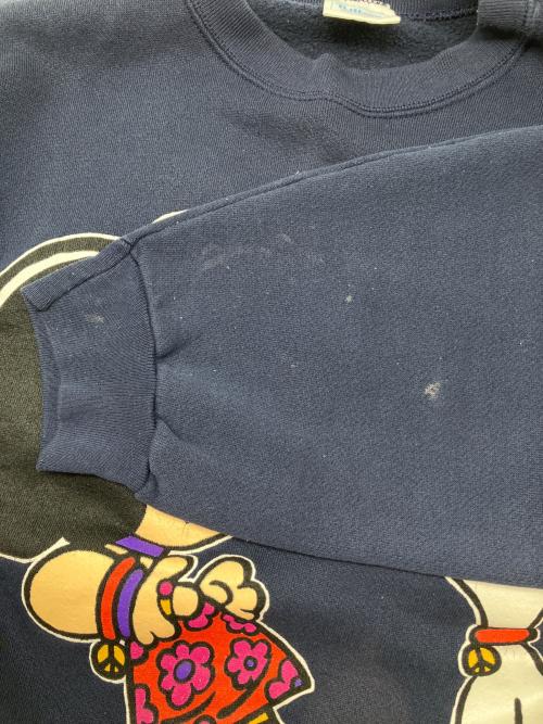 TULTEX（タルテックス）TULTEX (タルテックス) 90sキャラクタープリントスウェット　スヌーピー ネイビー サイズ:XLの古着・服飾アイテム