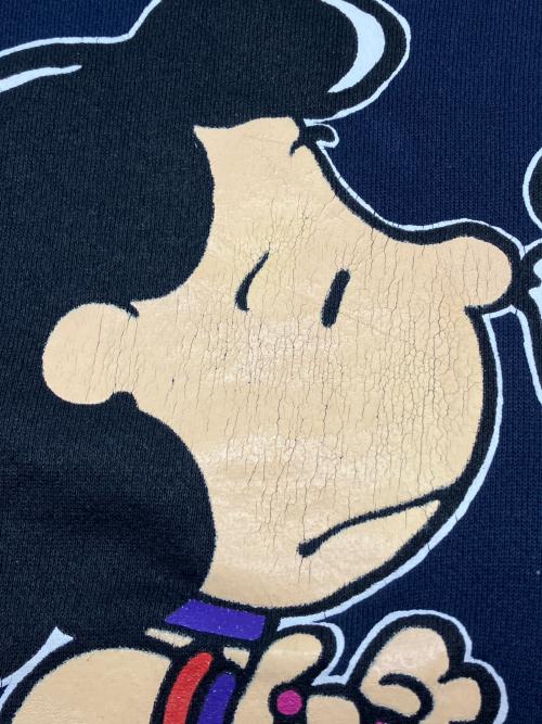 TULTEX（タルテックス）TULTEX (タルテックス) 90sキャラクタープリントスウェット　スヌーピー ネイビー サイズ:XLの古着・服飾アイテム