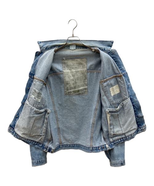 AVIREX（アヴィレックス）AVIREX (アヴィレックス) 90sデニムジャケット スカイブルー サイズ:XLの古着・服飾アイテム