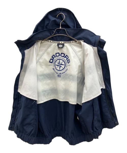 DROORS（ドロアーズ）DROORS (ドロアーズ) ジップジャケット　古着 ネイビー×ホワイト×グリーン サイズ:Mの古着・服飾アイテム
