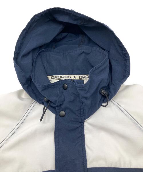 DROORS（ドロアーズ）DROORS (ドロアーズ) ジップジャケット　古着 ネイビー×ホワイト×グリーン サイズ:Mの古着・服飾アイテム