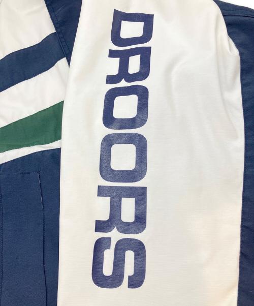 DROORS（ドロアーズ）DROORS (ドロアーズ) ジップジャケット　古着 ネイビー×ホワイト×グリーン サイズ:Mの古着・服飾アイテム
