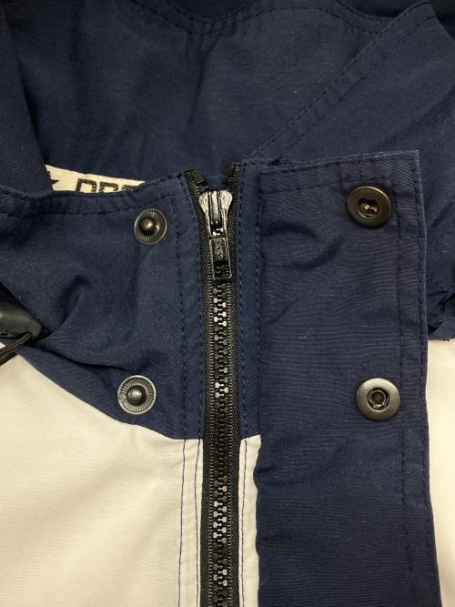 DROORS（ドロアーズ）DROORS (ドロアーズ) ジップジャケット　古着 ネイビー×ホワイト×グリーン サイズ:Mの古着・服飾アイテム