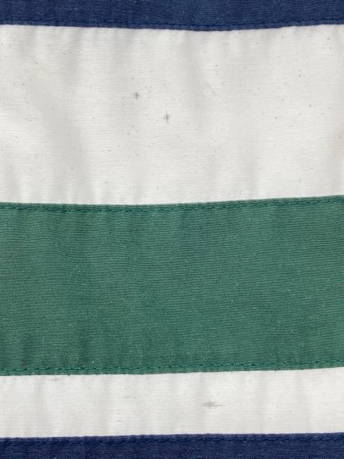 DROORS（ドロアーズ）DROORS (ドロアーズ) ジップジャケット　古着 ネイビー×ホワイト×グリーン サイズ:Mの古着・服飾アイテム