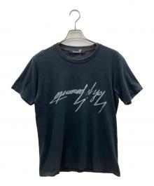 GROUND Y（グラウンドワイ）の古着「半袖カットソー」｜ブラック