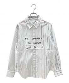Desigual（デシグアル）の古着「長袖シャツ 　YOKOHAMA」｜ホワイト