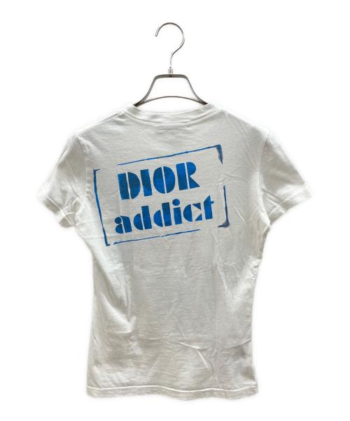 Christian Dior（クリスチャン ディオール）Christian Dior (クリスチャン ディオール) プリントピチT　Y2K  ホワイト サイズ:USA 6の古着・服飾アイテム