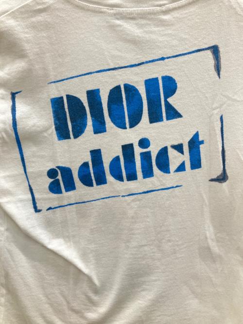 Christian Dior（クリスチャン ディオール）Christian Dior (クリスチャン ディオール) プリントピチT　Y2K  ホワイト サイズ:USA 6の古着・服飾アイテム