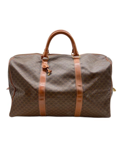 CELINE（セリーヌ）CELINE (セリーヌ) マカダム柄2WAYボストンバッグ ブラウンの古着・服飾アイテム