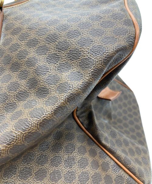 CELINE（セリーヌ）CELINE (セリーヌ) マカダム柄2WAYボストンバッグ ブラウンの古着・服飾アイテム