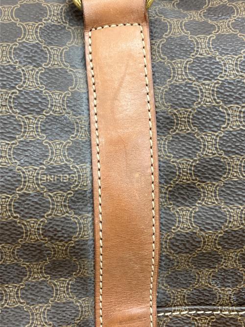 CELINE（セリーヌ）CELINE (セリーヌ) マカダム柄2WAYボストンバッグ ブラウンの古着・服飾アイテム