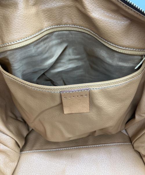 CELINE（セリーヌ）CELINE (セリーヌ) マカダム柄2WAYボストンバッグ ブラウンの古着・服飾アイテム