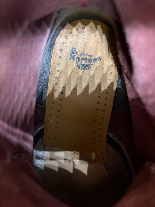 Dr.Martens（ドクターマーチン）Dr.Martens (ドクターマーチン) 8ホールブーツ ボルドー サイズ:26の古着・服飾アイテム