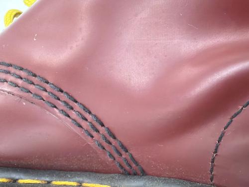 Dr.Martens（ドクターマーチン）Dr.Martens (ドクターマーチン) 8ホールブーツ ボルドー サイズ:26の古着・服飾アイテム